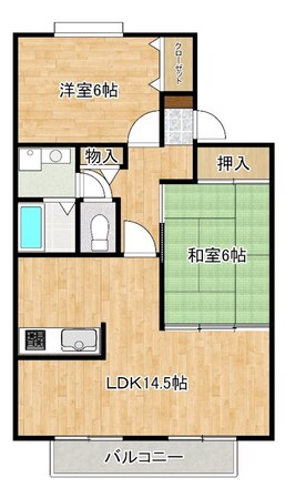 セジュール国分IIの物件間取画像